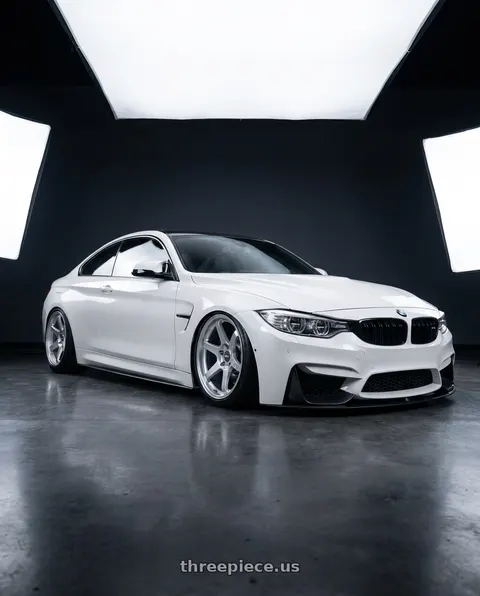 2018 BMW M4 with ESR Wheels APEX SERIES AP6 5x120 19x8.5 +30 Hyper Silver wheels