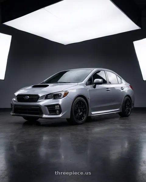 2018 Subaru WRX with Enkei PF01 5x114 18x8.5+35 Black wheels
