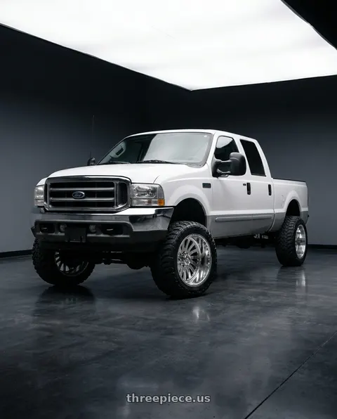 2004 Ford F-250 Super Duty with American Force 74 Octane SS 8X170 24X14 -73 POLISHED wheels