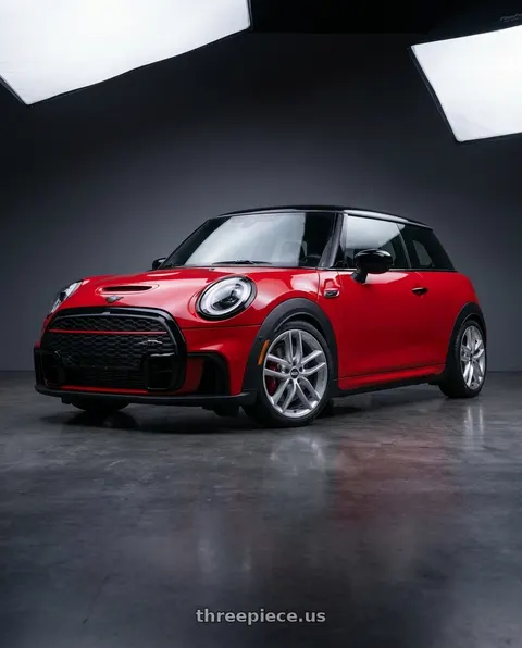 2024 Mini Cooper John Cooper Works with BBS SX 5x112 18x8.0+44 Sport Silver wheels