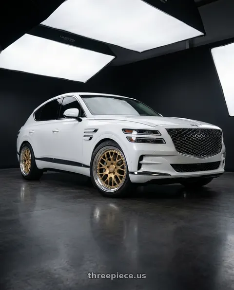 2027 Genesis GV80 with CCW CZ14 5x114.3 22x8.5 +12 Polished wheels
