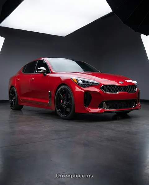 2022 Kia Stinger with Forgestar CF5 5x114.3 19x9.5 +29 Gloss Black wheels