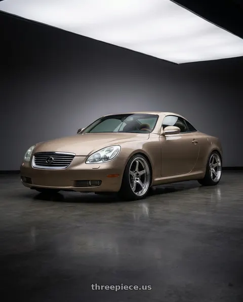 2003 Lexus SC430 with Advan Racing GT BEYOND-R 5x114.3 18x8.5 +45 MACHINING & DIAMOND CUTTING wheels