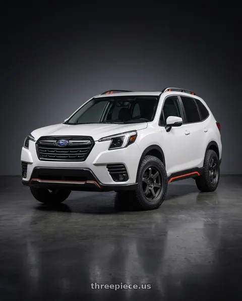 2023 Subaru Forester with 9six9 SIX-1 5x114.3 17X8 +35 Carbon Gray wheels