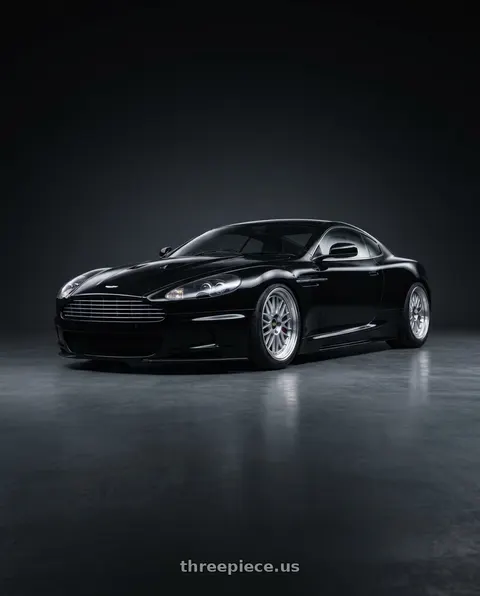 2009 Aston Martin DBS with BBS LM 5x114.3 17x7.5+38 Diamond Silver wheels