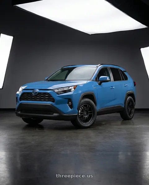 2022 Toyota RAV4 Hybrid SE with Enkei RPF1 5x114.3 17x8+35 Matte Black wheels