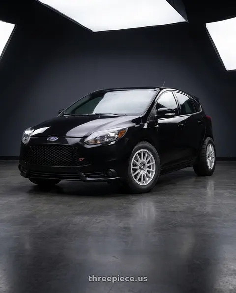 2012 Ford Focus with Motegi MR119 RALLY CROSS S 5X108 18X8 +35 BRIGHT SILVER WITH CLEARCOAT wheels