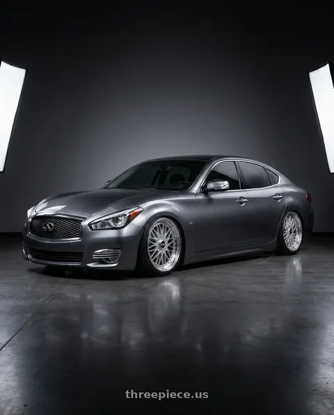 2016 INFINITI Q70 with BBS Super-RS 5x112 19x9.0+42 Silver wheels