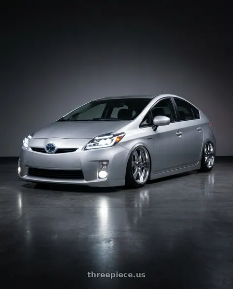 2010 Toyota Prius with Enkei M6 5x127 17x8+10 Mirror Finish wheels