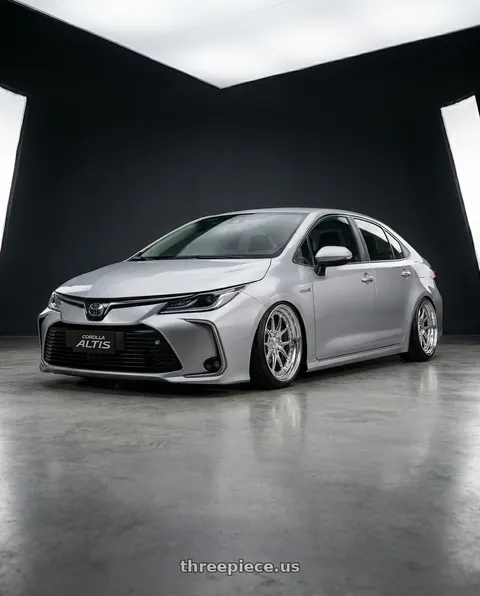 2024 Toyota Corolla with CCW CZ05 4x100 16x7 +60 Polished wheels
