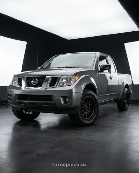2021 Nissan Frontier SV with KMC KM542 IMPACT 6X114.3 18X9 +18 SATIN BLACK wheels