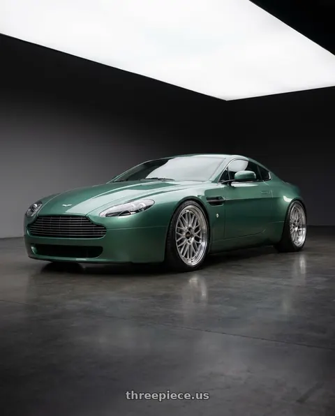 2009 Aston Martin V8 Vantage with BBS LM 5x114.3 17x7.5+38 Diamond Silver wheels