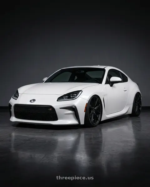 2016 Scion FR-S with Niche 1PC M117 MISANO 5X100 17X8 +40 MATTE BLACK wheels