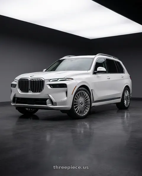 2023 BMW X7 with Fittipaldi FS370MC 5X112/5X120 22x9.5 +30 Mirror Coat wheels