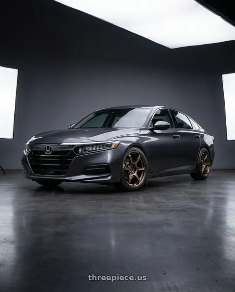 2019 Honda Accord LX with Advan Racing RG-4 5x114.3 18x9.0 +35 RACING COPPER BRONZE wheels