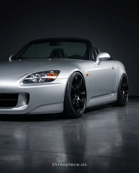 2009 Honda S2000 with Advan RGIII 5x114.3 17x9.0+45 Gloss Black wheels