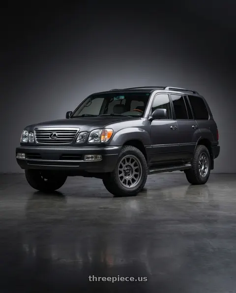 2005 Lexus LX470 with Method MR703 Bead Grip 17x8.5 / 6x5.5 / +35mm Offset / 106.25mm Centerbore - Gloss Titanium Wheel - MR70378560835 wheels