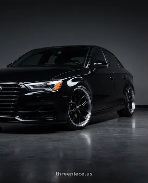 2017 Audi RS3 with BBS CC-R 5x112 20x10.5+34 Satin Black wheels