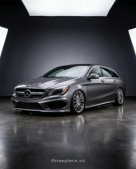 2016 Mercedes-Benz CLA45 AMG with OE Wheels CA12 6x120 20x8+53 Chrome wheels