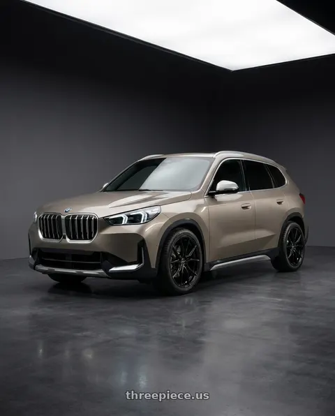 2023 BMW iX with Advanti Racing 80B Hybris 5X112 18x8 +45 Gloss Black wheels