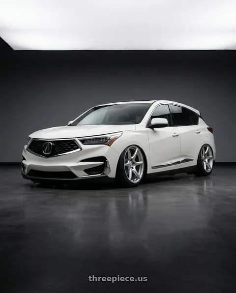2022 Acura RDX with Kansei K11S Tandem 5x114.3 19x9.5 22 Hyper Silver wheels