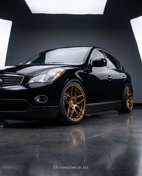 2008 INFINITI EX35 Journey with Rohana RFX7 5x114.3 20x10+25 Brushed Bronze wheels