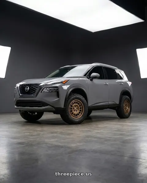 2026 Nissan Rogue SV with fifteen52 METRIX MX 5x114.3 17x8 +38 BRONZE (MATTE BRONZE) wheels