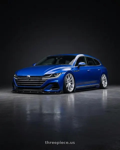 2021 Volkswagen Arteon with Maxxim 10S Winner 4X100/4X108 17x7 +40 Full Silver wheels