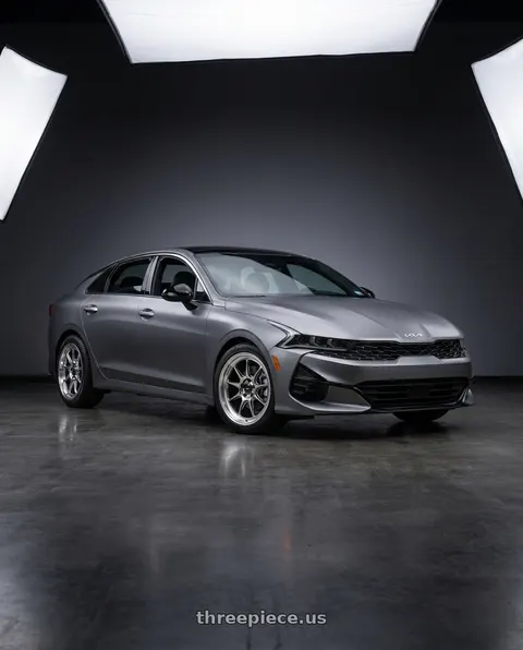 2026 Kia K5 GT with Konig Countergram 5x114.3 19x8.5+43 Hyper Chrome / Machined Lip wheels
