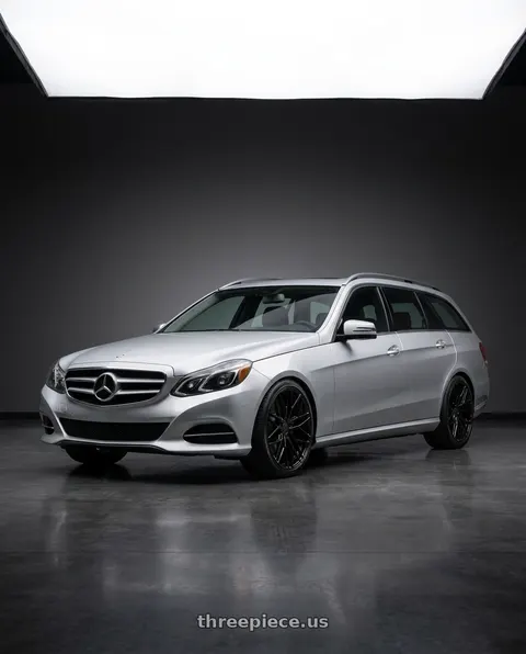 2013 Mercedes-Benz E300 4Matic with Avant Garde Wheels M520R 5X112 19x8.5 +35 Gloss Black wheels
