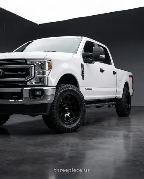2022 Ford F-250 Super Duty with Moto Metal MO990 ROTARY 8X170 20X9 +0 GLOSS BLACK wheels