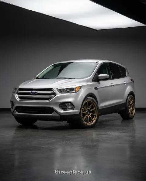 2019 Ford Escape SE with Konig 57BZ Dekagram 4x100 15x8 +25 Gloss Bronze wheels