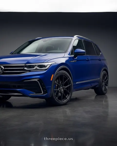 2023 Volkswagen Tiguan with Niche 1PC M117 MISANO 5X112 18X9.5 +35 MATTE BLACK wheels