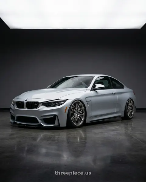 2020 BMW M4 with BBS CC-R 5x120 19x8.5+35 Graphite w/ Diamond Cut Face wheels
