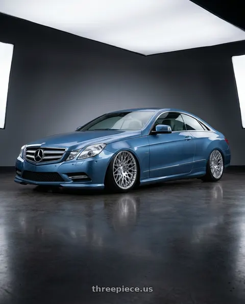 2014 Mercedes-Benz E-Class Coupe C207 with Avant Garde Wheels M540 5X112 20x9 +32 Silver Machined wheels