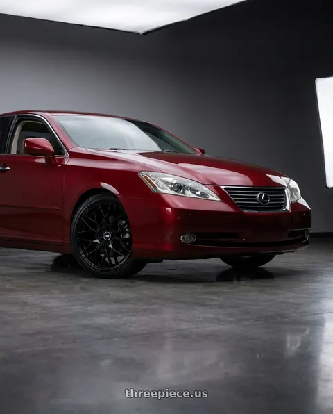 2008 Lexus ES350 with Ns Wheels NS1506 5x114.3 17x7.5 +38 Gloss Black wheels