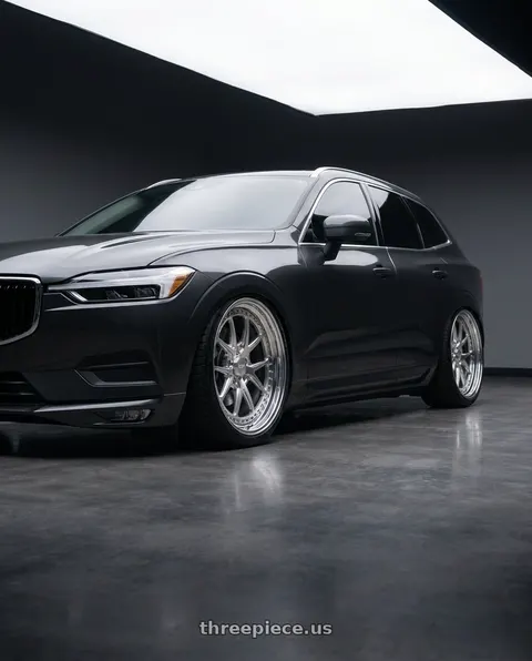 2021 Volvo XC60 with CCW CZ05 4x100 16x7 +60 Polished wheels