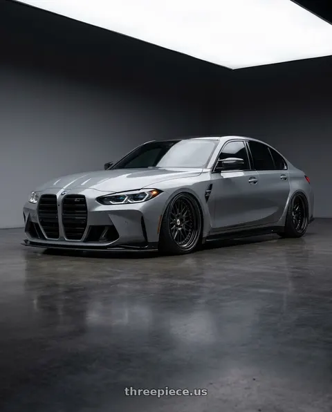 2025 BMW M3 with Asanti Off Road AB807 CARBINE 5X150 20X9 +18 SATIN BLACK MILLED wheels