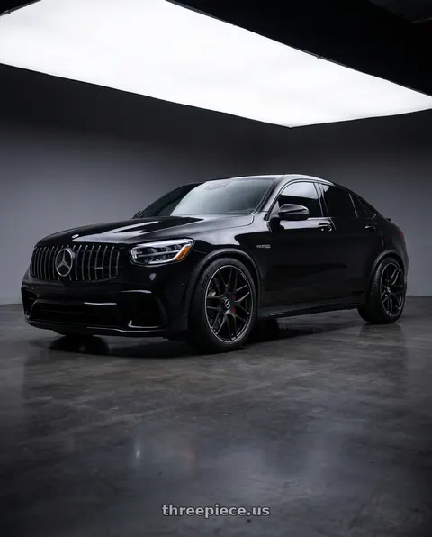 2021 mercedes glc63s with BBS LM 5x112 21x10.0+40 Diamond Black wheels