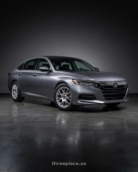 2019 Honda Accord LX with BBS CH-R 5x120 20x9 +44 Brilliant Silver Polished Rim Protector wheels