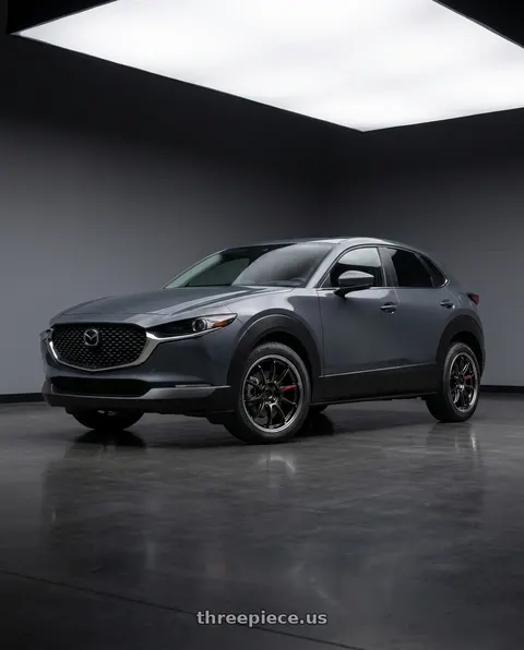 2026 Mazda CX-30 with Work Zr10 2P 5x100 18x10.0 +0 Glim Black wheels