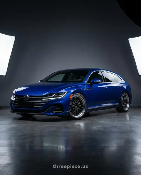 2023 Volkswagen Arteon with BBS LM 5x112 19x8.5+32 Diamond Black wheels