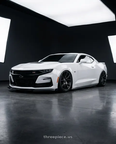 2022 Chevrolet Camaro with Forgestar CF5V 5x120 20x9 +38 Satin Black wheels