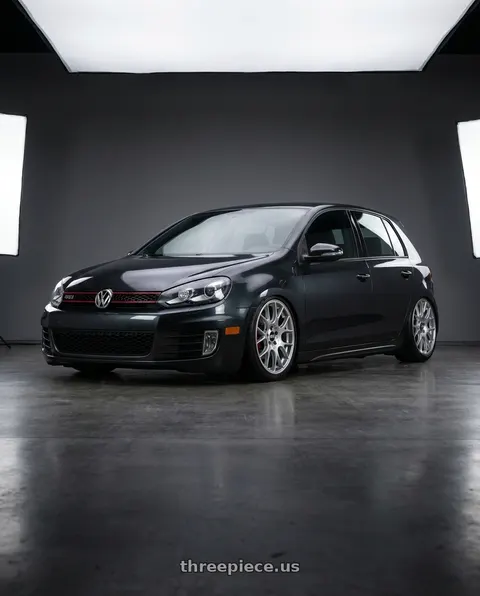 2013 Volkswagen GTI with BBS CH-R 5x112 18x8.5 +38 Brilliant Silver Polished Rim Protector wheels