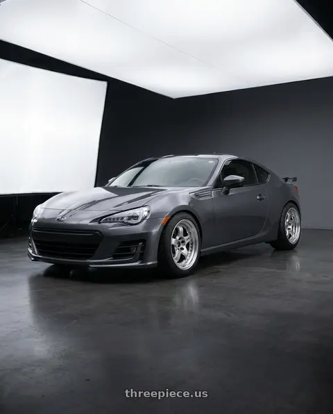 2020 Subaru BRZ Limited with Work Meister S1 3P 5x100 17x9+61 W Disk Silver wheels