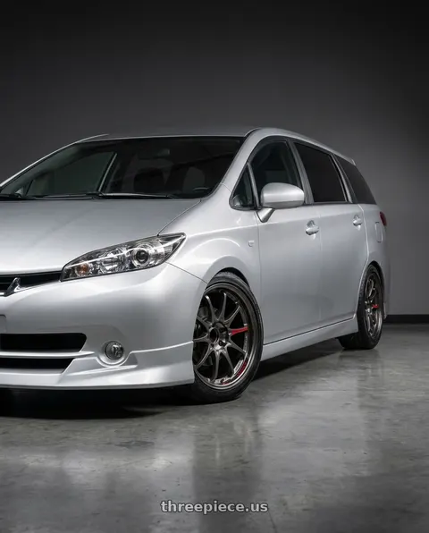 2012 Toyota wish with Volk Racing CE28SL 5x100 17x7.5+48 wheels