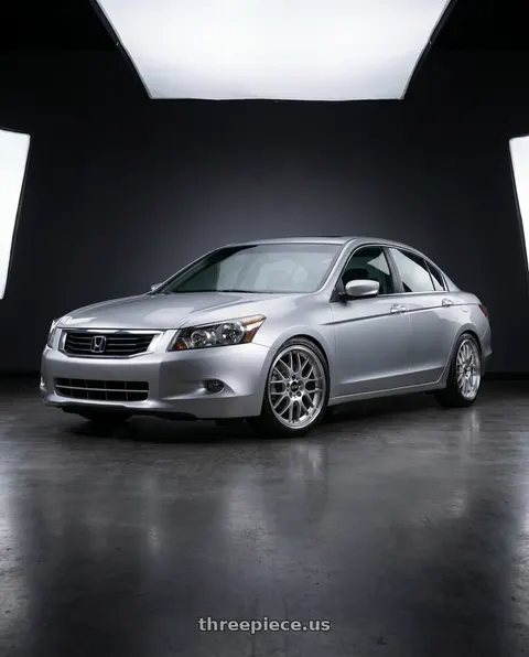 2009 Honda Accord with BBS RS-GT 5x112 19x8.5+30 Diamond Silver wheels