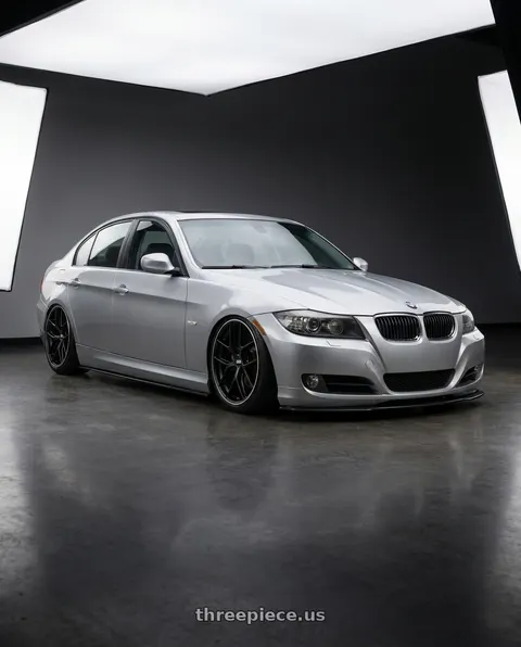 2011 BMW 335i with BBS CC-R 5x120 19x8.5+35 Satin Black wheels