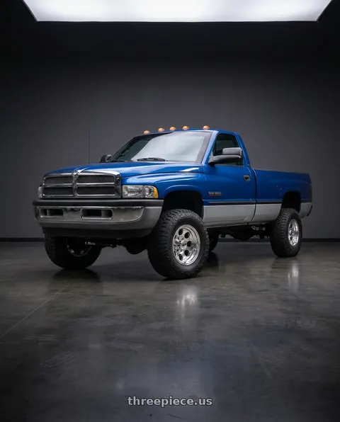 2001 Dodge Ram 2500 with Mickey Thompson Classic III Polished 8x165.1 16x12 -50 Polished wheels