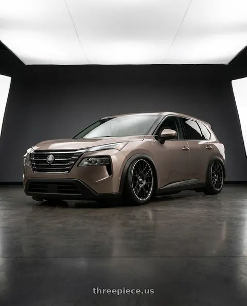 2026 Nissan Rogue with BBS CH-R 5x114.3 19x8 +38 Satin Black Polished Rim Protector wheels